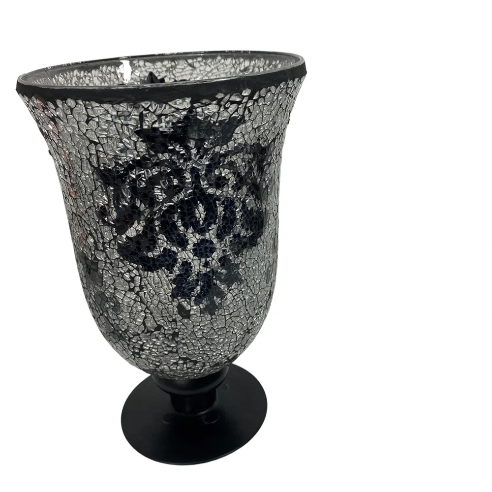 PartyLite Forbidden Fruits Pedestal Hurricane w/box GOTHIC not complete RETIRED